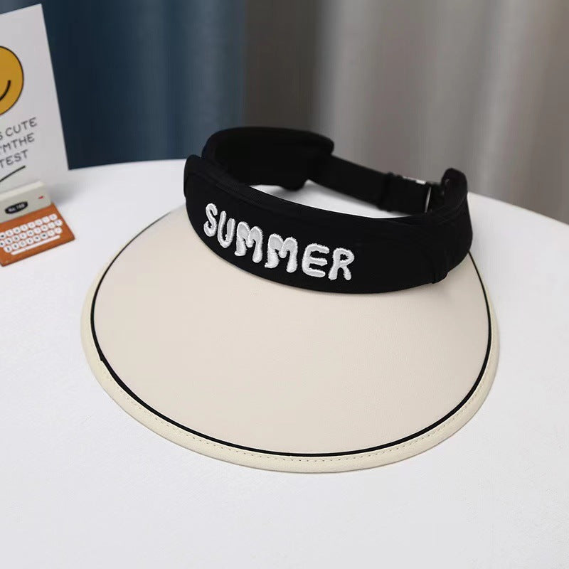 GD24051902兒童防曬帽夏季防暑空頂太陽帽男童女寶大帽簷遮陽帽(9-12天到貨)