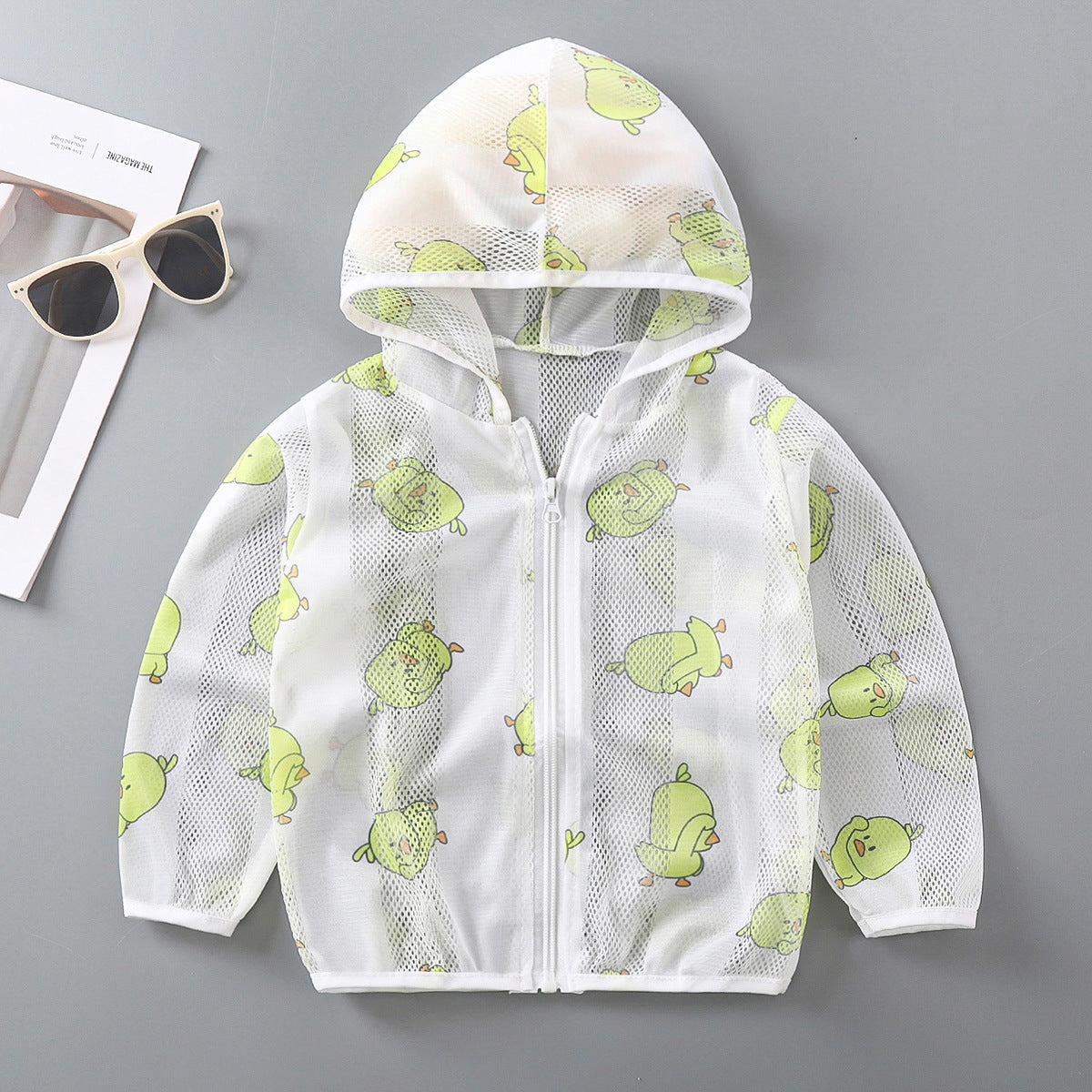 Z25022319冰絲薄款兒童防曬衣透氣防曬男童女童防曬服夏日防曬衫