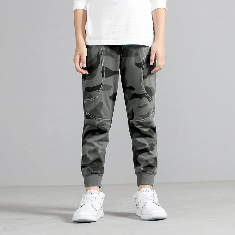 FI25101409男童秋季韓國版新款百搭長褲休閒立體款