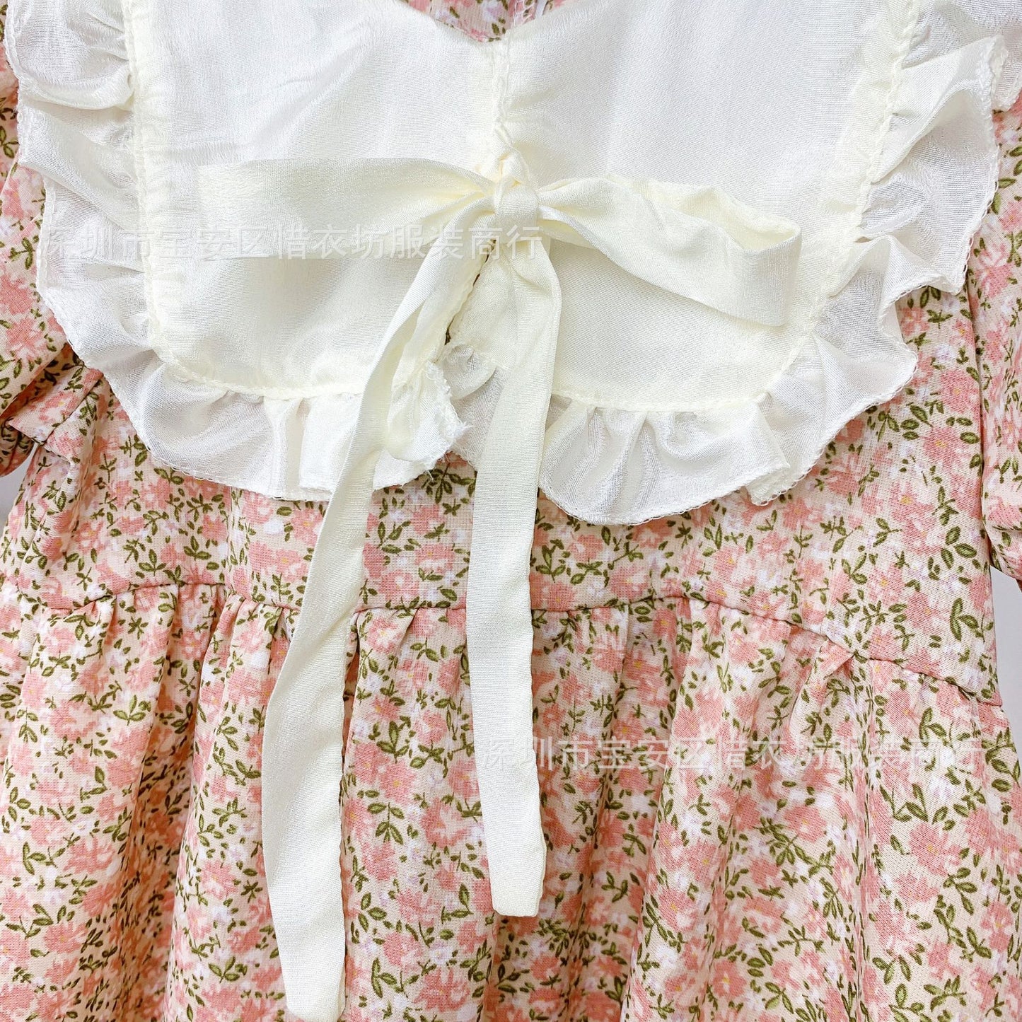 A23030916碎花連衣裙-夏季薄款