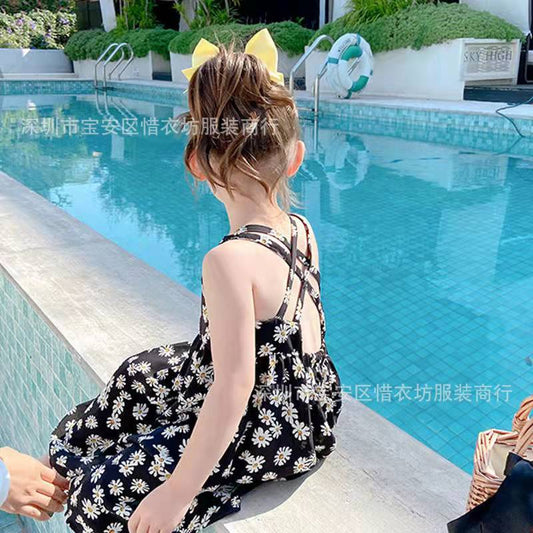 A23030909夏季女童小雛菊碎花裙