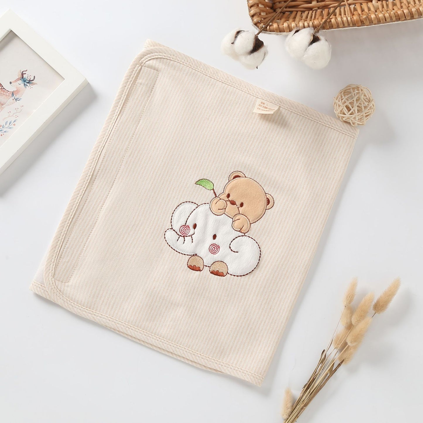 Z25040106廠商批發兒童嬰兒繡花護肚圍 保暖防踢被秋冬彩棉肚兜肚圍新疆棉