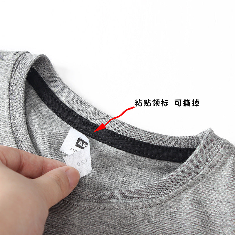 FI25101417秋季韓版童裝新款兒童長袖t恤中大童純棉上衣男童打底衫