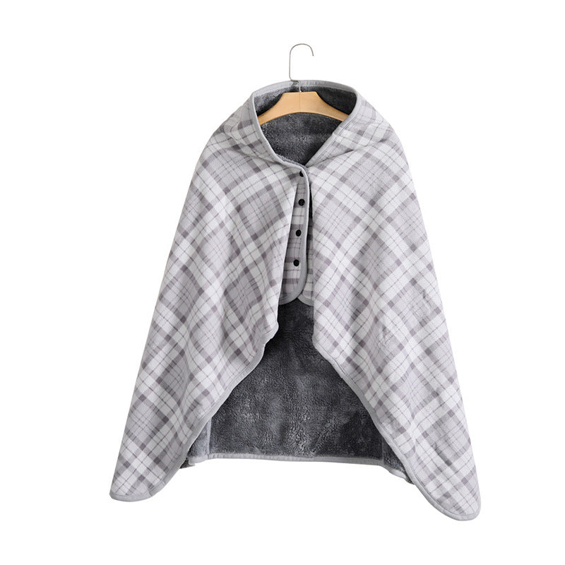 Z26010105日式無印秋冬消費潮蓋毯毛毯披肩針織外銷進口