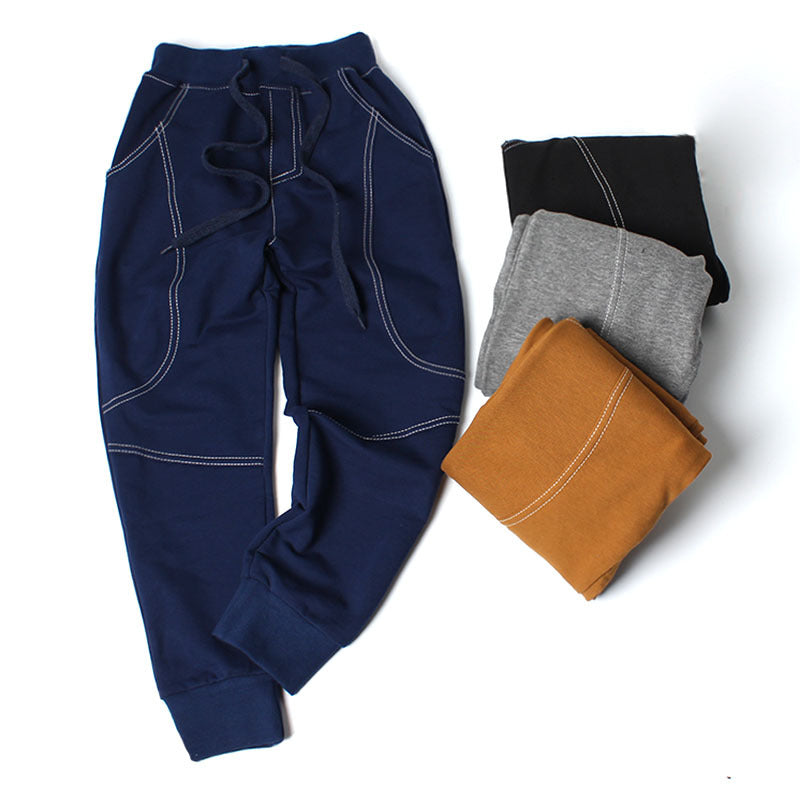 FI25101409男童秋季韓國版新款百搭長褲休閒立體款