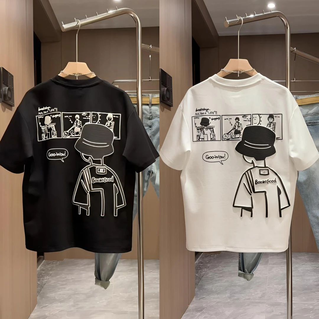 FO26062613 100%純棉兒童T恤短袖外貿品質新款春夏款中大男童夏季半袖上衣潮T