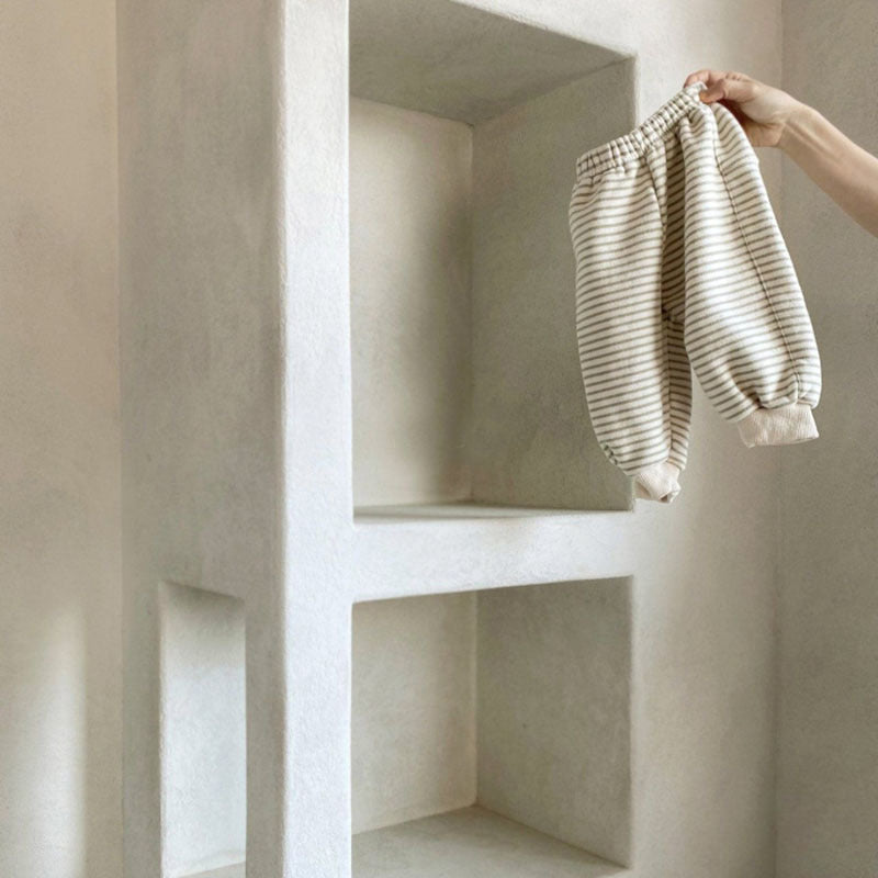 GB25111319韓版ins嬰兒幼童裝棉加絨休閒褲兒童寶寶冬季舒適運動洋氣收口衛褲