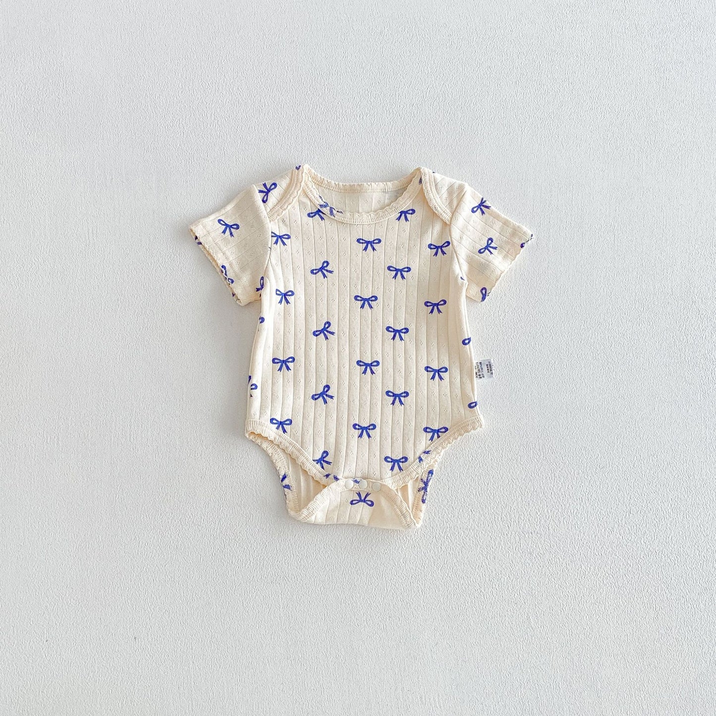 G26061013嬰兒衣女寶春夏款爸爸衣 嬰兒a類純棉新生兒包爸爸衣 戶外三角包屁衣
