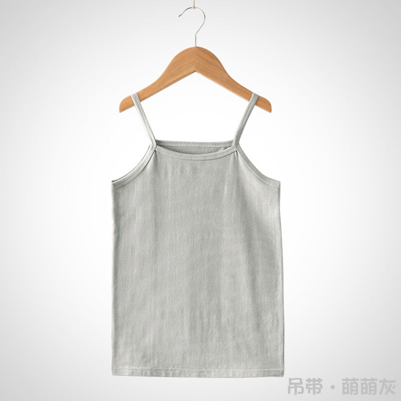 CK26050520兒童小背心夏季純棉萊卡薄型男童女童童裝吊帶衫內穿打底背心(9-12天到貨)