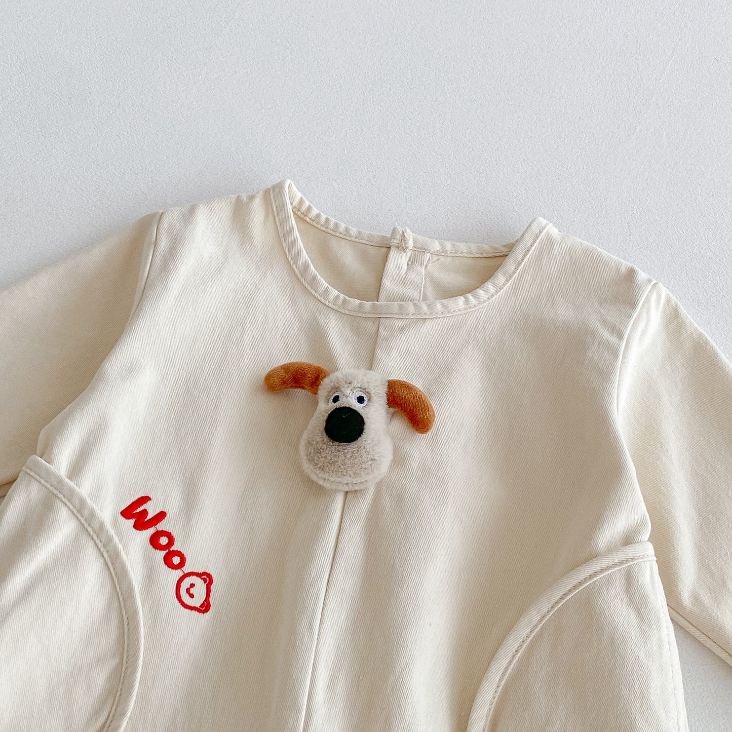 G25092516秋季嬰兒寶寶連身衣長袖立體卡通棉質卡通嬰兒爬服外穿男女童哈衣