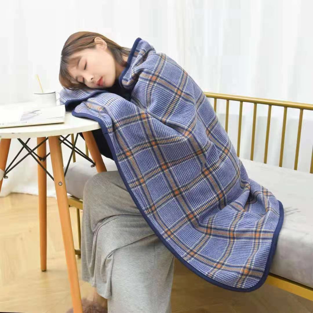 Z26010105日式無印秋冬消費潮蓋毯毛毯披肩針織外銷進口