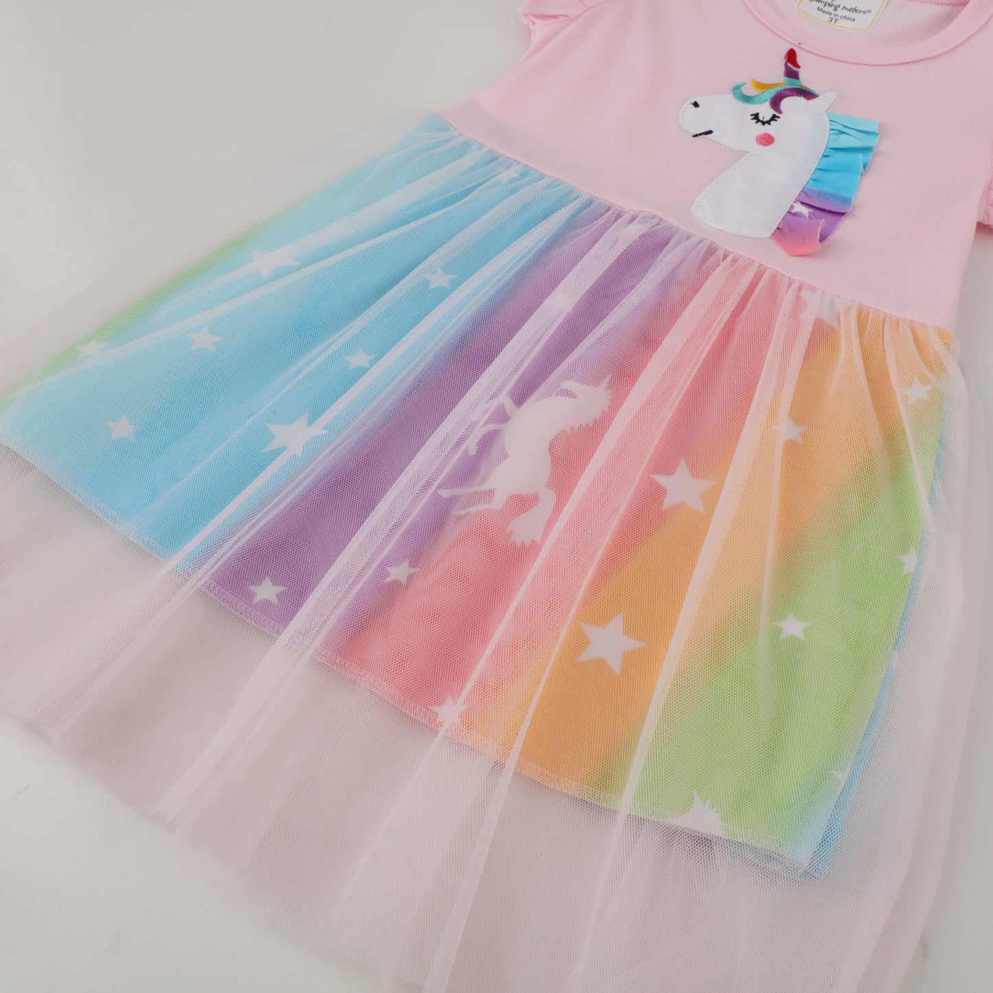 E26040814女童短裙夏季網紗女童裙歐美可愛兒童公主裙跨境貨源服飾