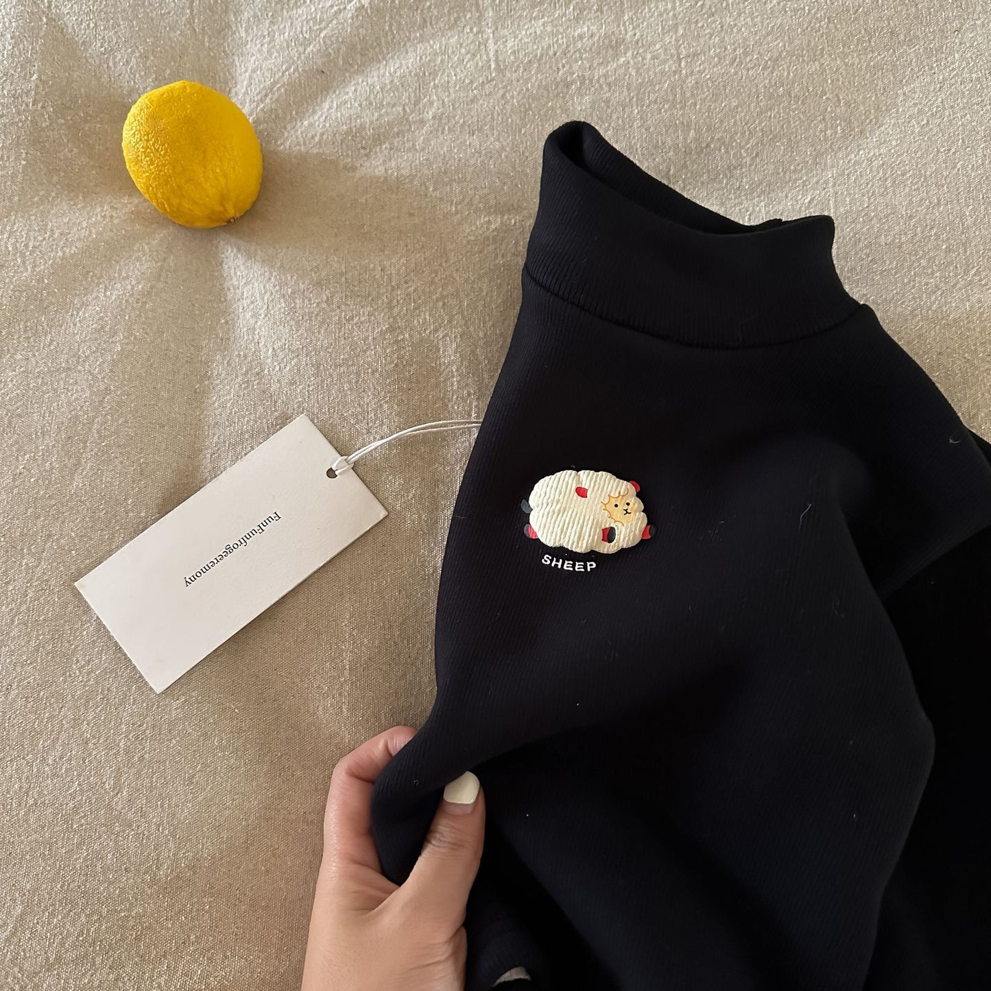 CA25112710兒童加絨打底衫秋冬新款男童長袖T恤卡通小熊半高領寶寶保暖潮