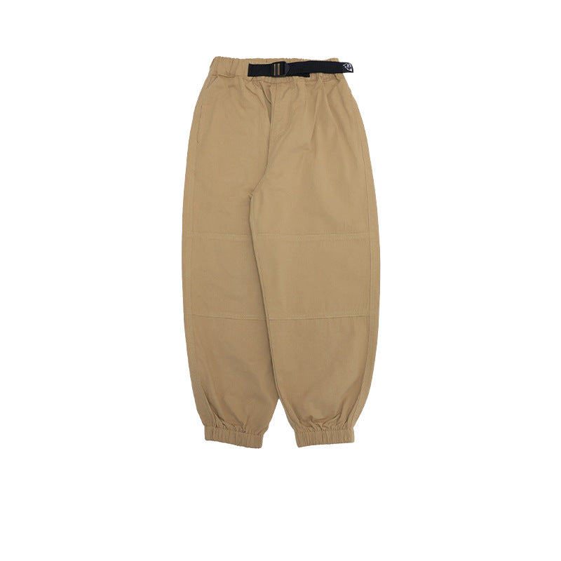 FK26032006男童褲2026春季新款戶外兒童純色束腳長褲中大童山系耐磨工裝褲(FK開頭~需混搭3件~廠商才有出貨哦)(品質很好,請放心購買)