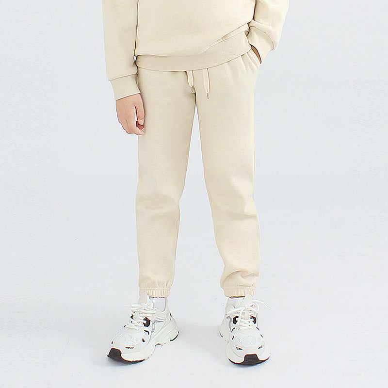 FI25101410女童秋季韓國版新款百搭長袖衛衣中大童寬鬆撞色上衣兒童衛衣