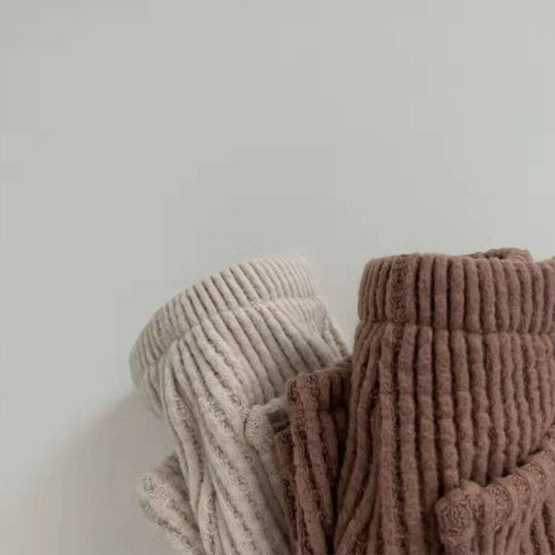 GB25111310韓版ins寶寶簡單舒適休閒褲男女寶寶潮搭坑條運動潮搭褲子童褲