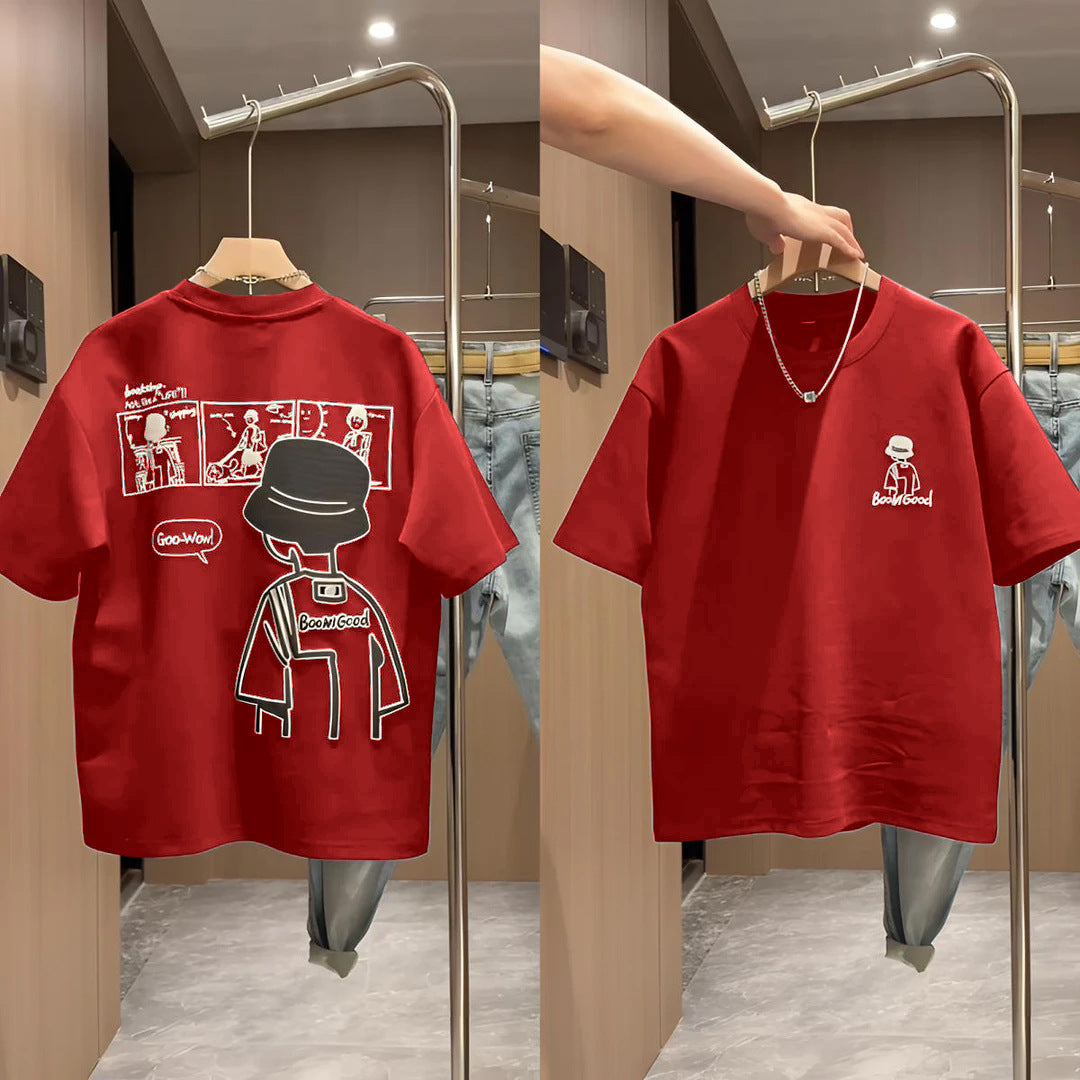 FO26062613 100%純棉兒童T恤短袖外貿品質新款春夏款中大男童夏季半袖上衣潮T