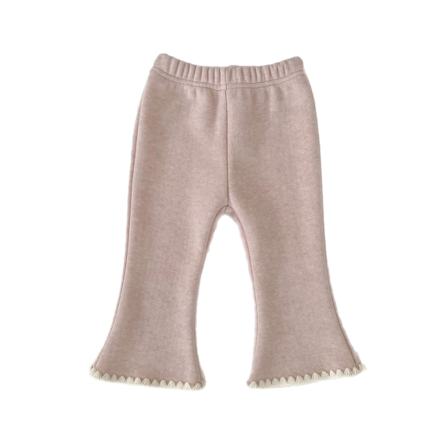 GK25121823女小童冬季加絨長褲時尚洋氣加厚微喇叭褲女寶寶休閒褲(➡️2件或2套起,廠商才有出貨)(可以混搭開頭GK商品)