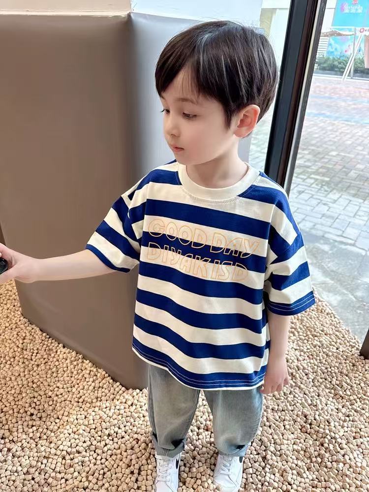 CD25050314兒童短袖t恤純棉女童夏裝嬰兒寶寶夏季童裝新款男童上衣