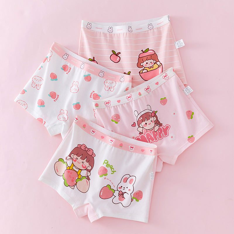 SB26030204女童內褲純棉A類棉兒童短褲女孩小童平角褲不夾屁股夏季薄款