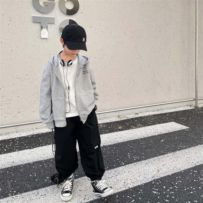 GJ25082724男童韓版春秋新款童裝長褲兒童春裝休閒褲工裝褲純棉潮