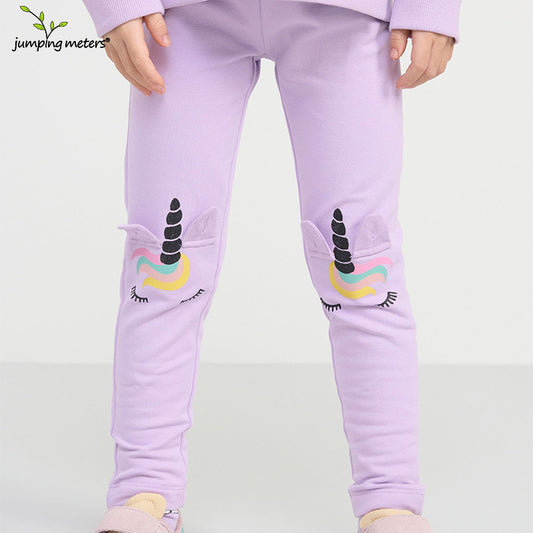 E26040819春秋季女童針織彈性外穿褲子歐美風格女童打底褲