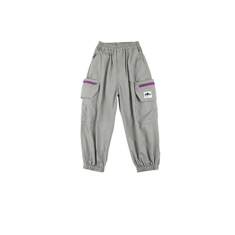 FK26032004山系童裝兒童束腳工裝長褲2026夏季戶外運動輕薄防水中大童防蚊褲(FK開頭~需混搭3件~廠商才有出貨哦)(品質很好,請放心購買)