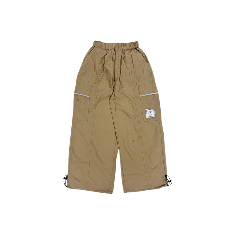 FK26081404兒童防蚊褲2026秋季新款男童抽繩束腳長褲戶外防水耐磨工裝機能褲(FK系列需混批購買3件廠商才有出貨)