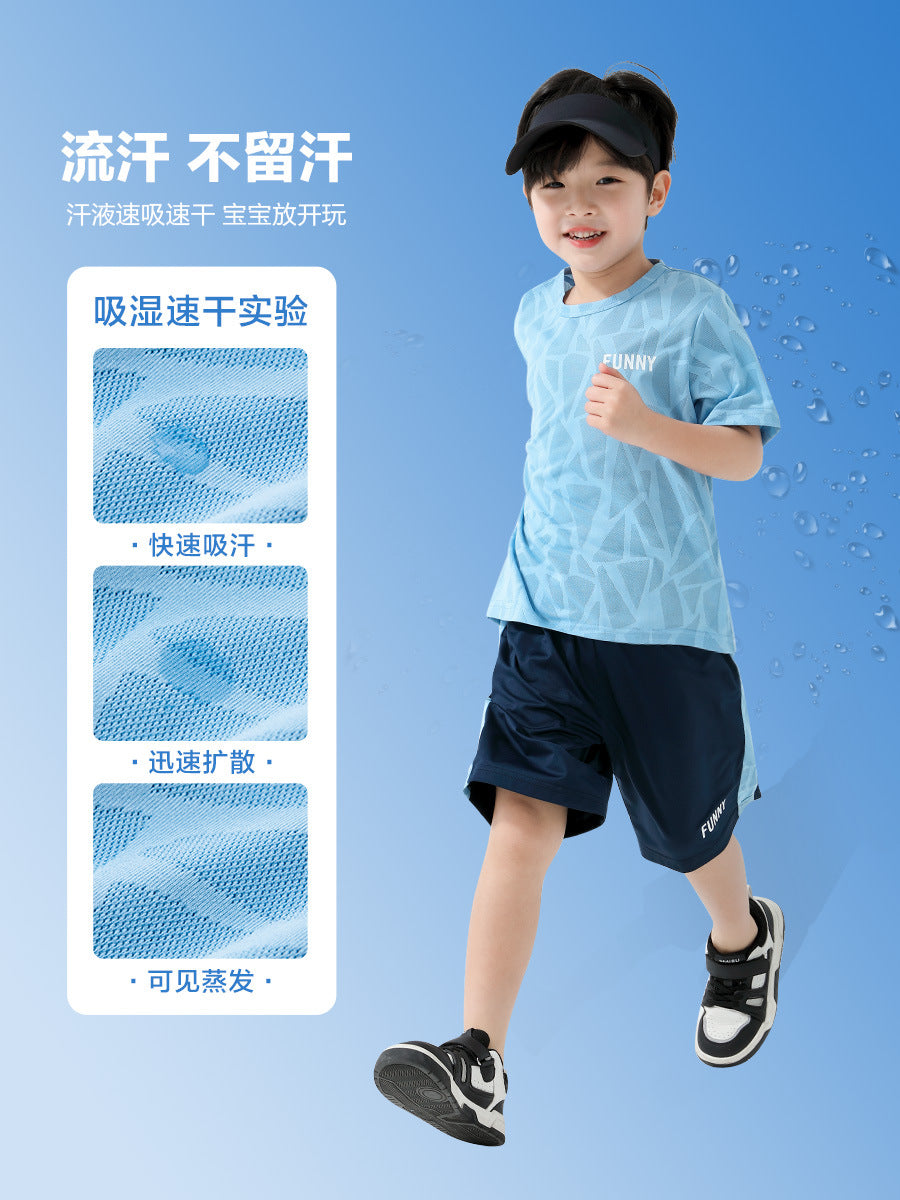Z24060101新款兒童運動夏季男童衣服