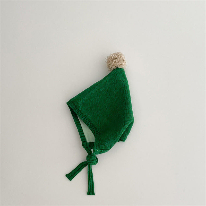 Z26010239秋季韓國兒童帽子冬季新款洋氣針織男童女童寶寶護耳帽批發