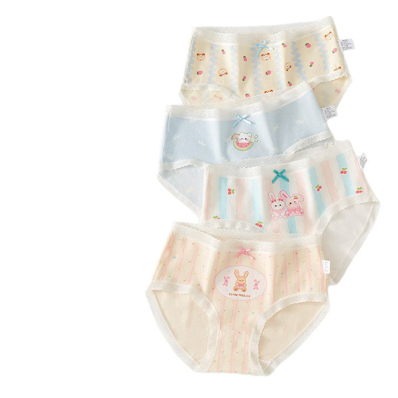 SB26030211兒童內褲女孩寶寶女孩三角純棉短褲小童中大童A棉不夾屁屁夏天