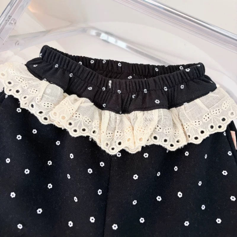 GL25122503女童褲寶寶加絨夾棉運動衛褲冬裝2025新款兒童洋氣保暖棉褲冬季