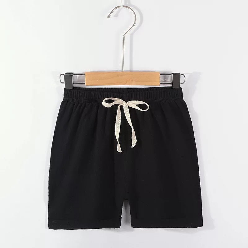 CK26050523兒童短褲純棉夏季薄型男童五分運動休閒家居褲女童小孩寶寶熱褲子(9-12天到貨)