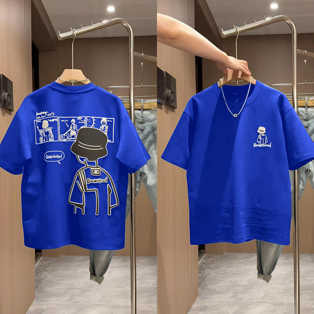 FO26062613 100%純棉兒童T恤短袖外貿品質新款春夏款中大男童夏季半袖上衣潮T