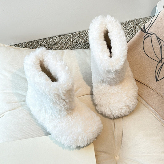 Z26010260兒童棉鞋寶寶保暖鞋女童毛毛鞋冬季保暖加絨