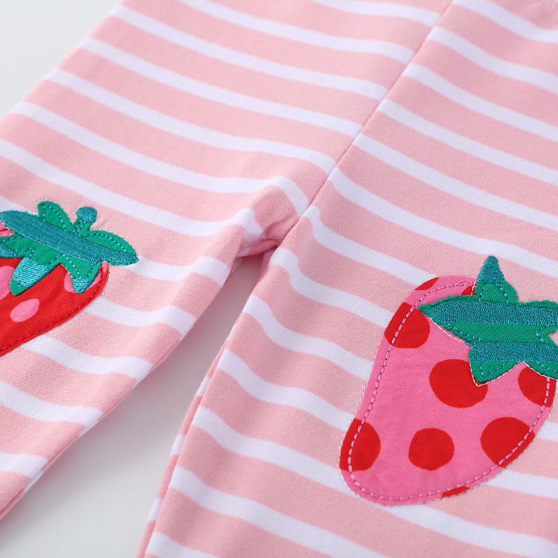 E26040832女童打底褲2026春秋季寶寶莫代爾褲子兒童彈性修身褲子(請先詢問庫存)