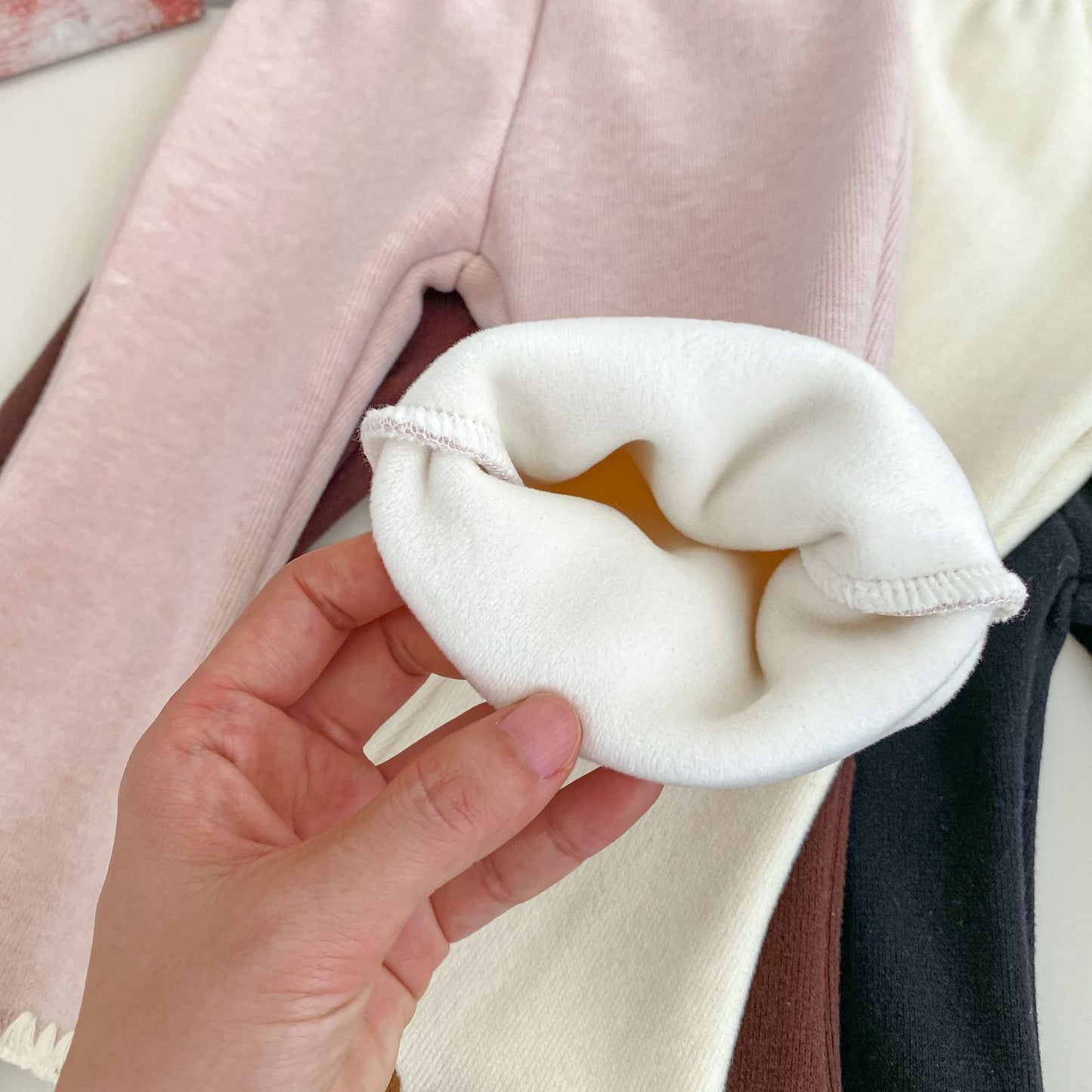 GK25121823女小童冬季加絨長褲時尚洋氣加厚微喇叭褲女寶寶休閒褲(➡️2件或2套起,廠商才有出貨)(可以混搭開頭GK商品)