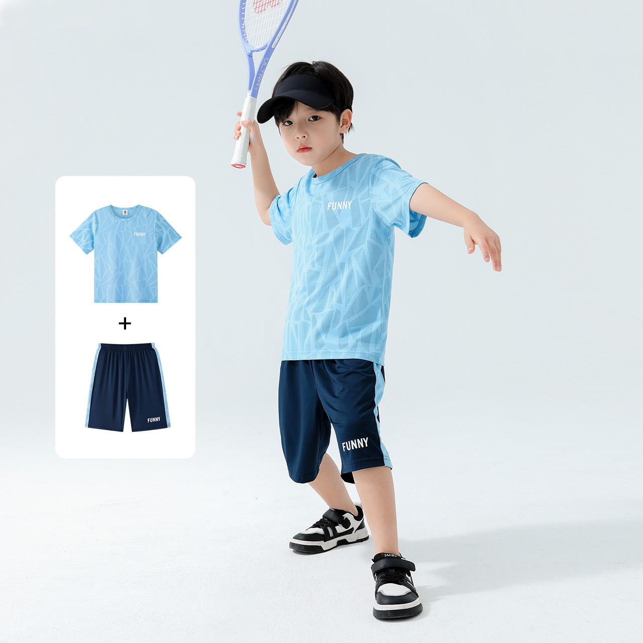 Z24060101新款兒童運動夏季男童衣服