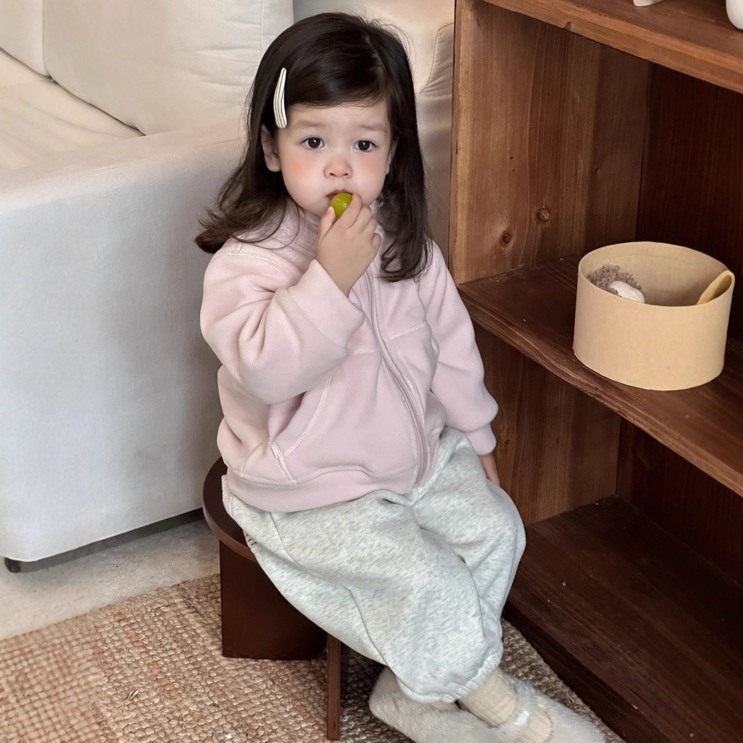 GN26012714兒童拉鍊冬裝童裝寶寶2025新款韓版裝男童加厚衛衣衛褲套裝