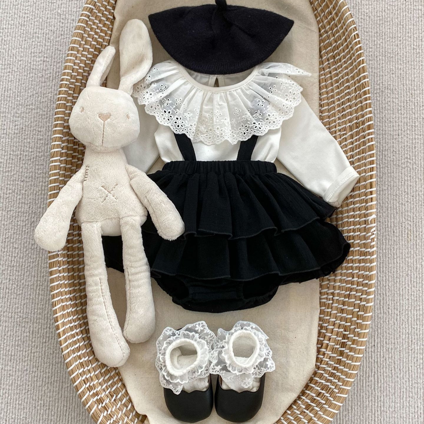 GK25121815春秋新款新生兒打底衫韓版女童純種蕾絲領長袖娃娃衫色打底衣(➡️2件或2套起,廠商才有出貨)(可以混搭開頭GK商品)