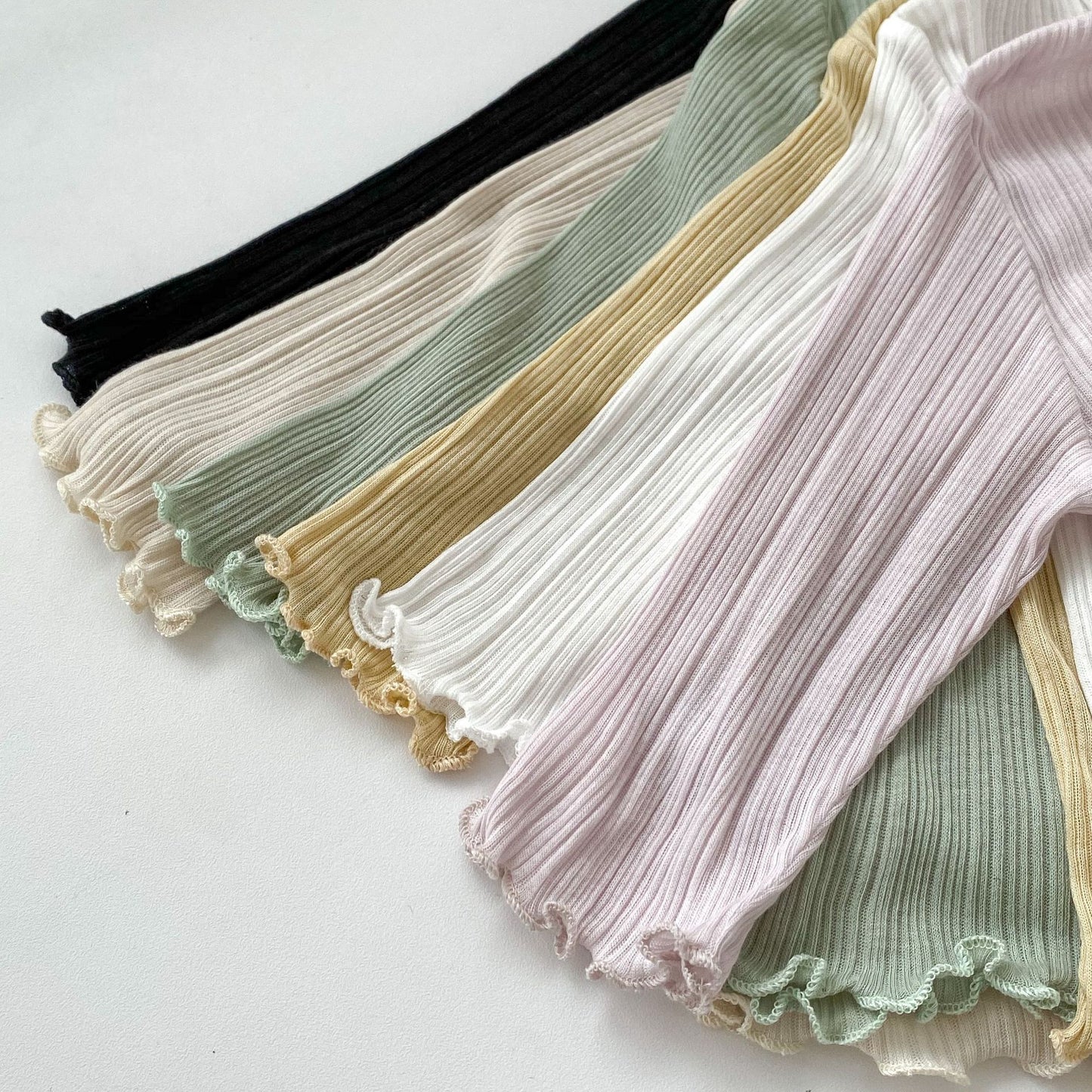 GN26030915女童防曬衣純色輕薄洋裝女寶寶夏季木耳邊開襟裙(2件起批)GN開頭需下單2款才有出貨,可混搭