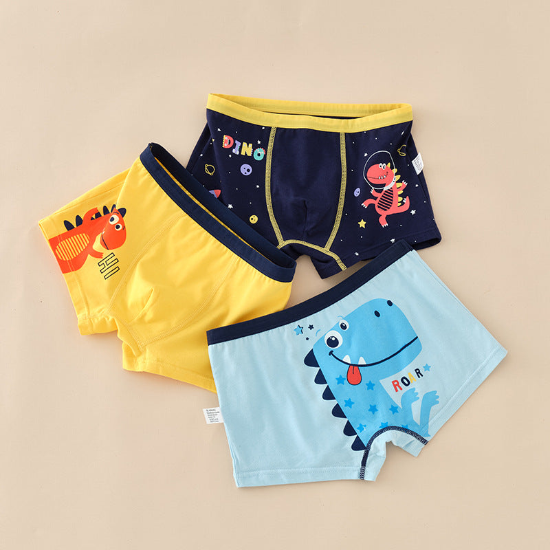 Z25040110男童內褲純棉批發兒童中大童短褲青少年男生a類平角四角寶寶底褲