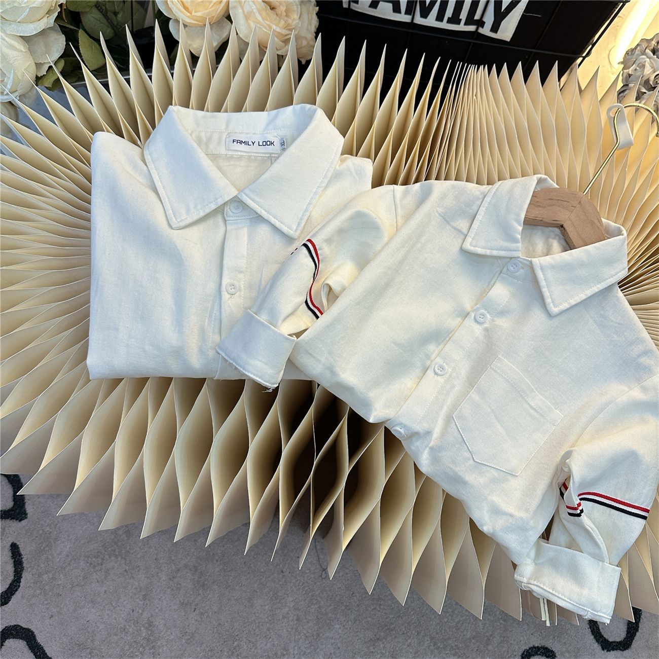 L25120409時尚秋冬親子毛衣一家三口母女寶寶卡通小熊條紋針織衫過年母子