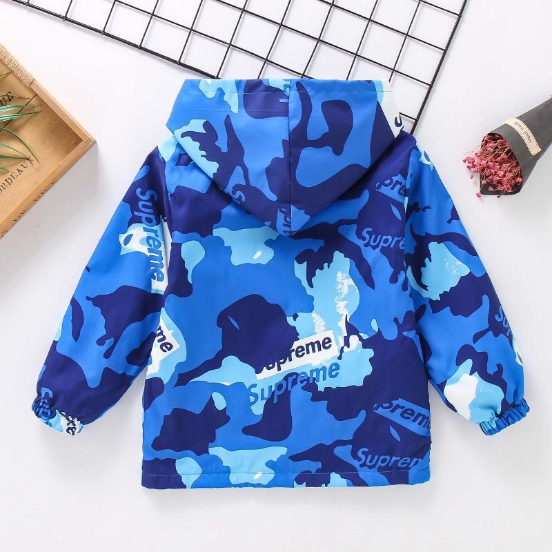 CH25110508男童春秋裝時尚衝鋒衣兒童洋氣上衣中大童夾克衫男孩風衣