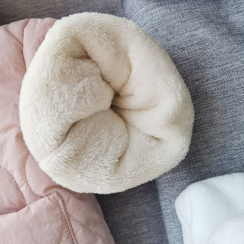 GB25111301韓版女寶寶加絨棉衣冬季加厚兔子耳朵連帽卡通保暖潮搭開襟衫棉服外套