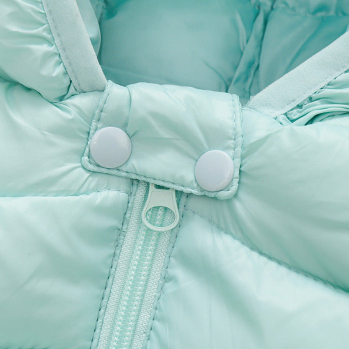 Z25120101外貿寶寶馬甲春秋寶寶秋冬裝輕薄外穿保暖兒童男童女童連帽背心