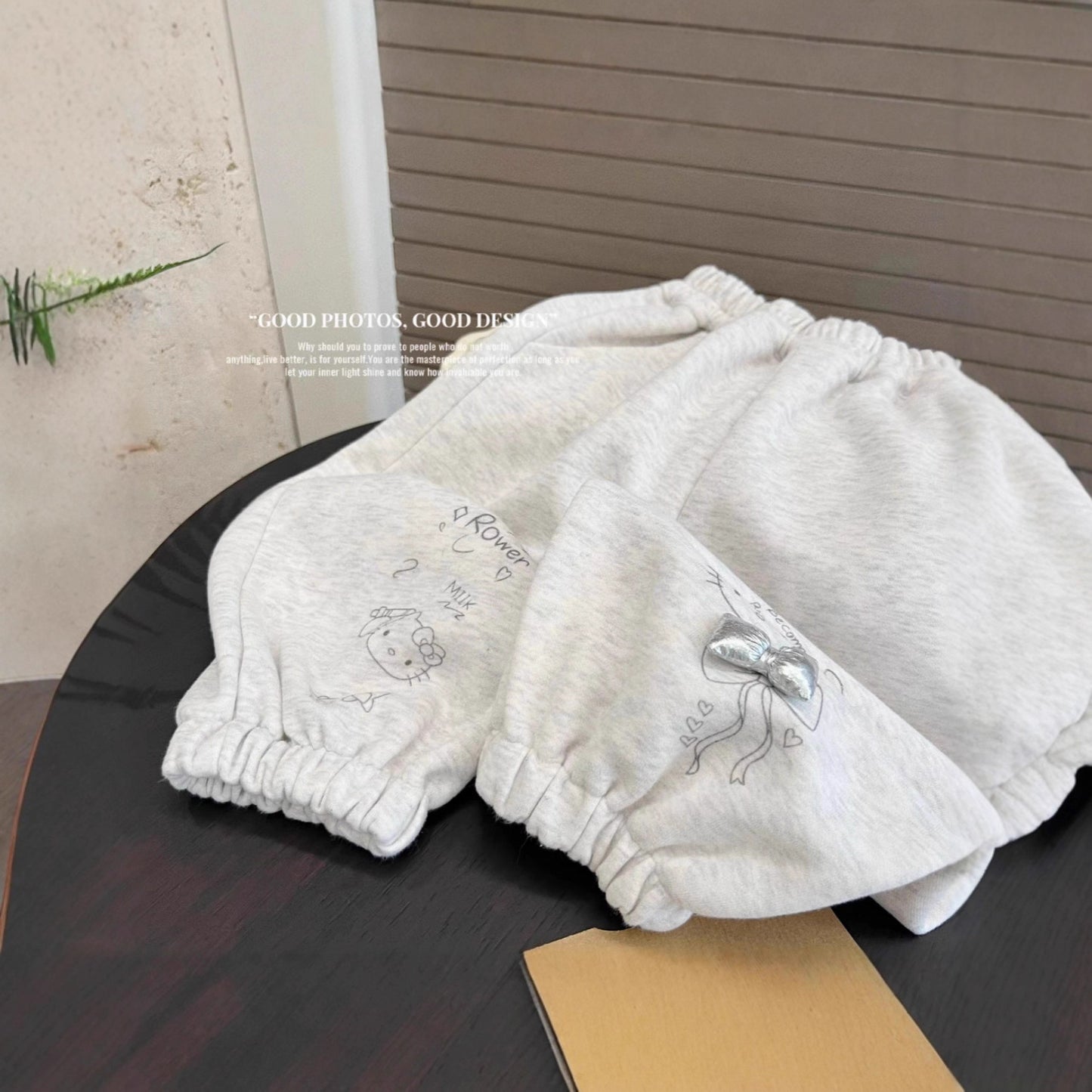 GL25122507女孩褲子春裝衛褲2025新款兒童洋氣休閒褲女孩純棉外穿長褲