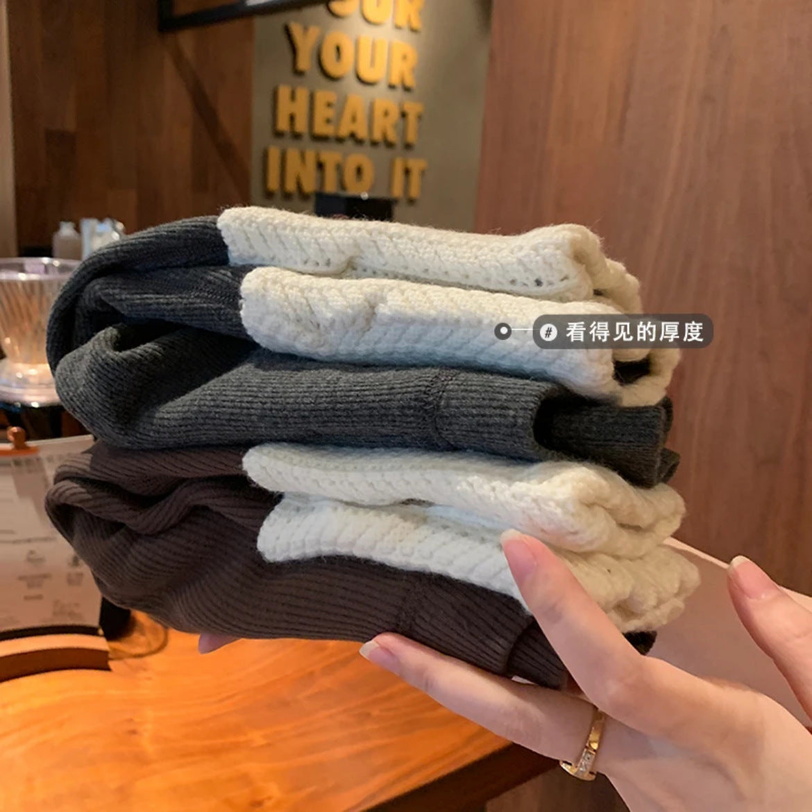 GL25122508純棉女童加絨緊身褲2024新款秋冬小童女寶寶穿搭搭絨褲外穿