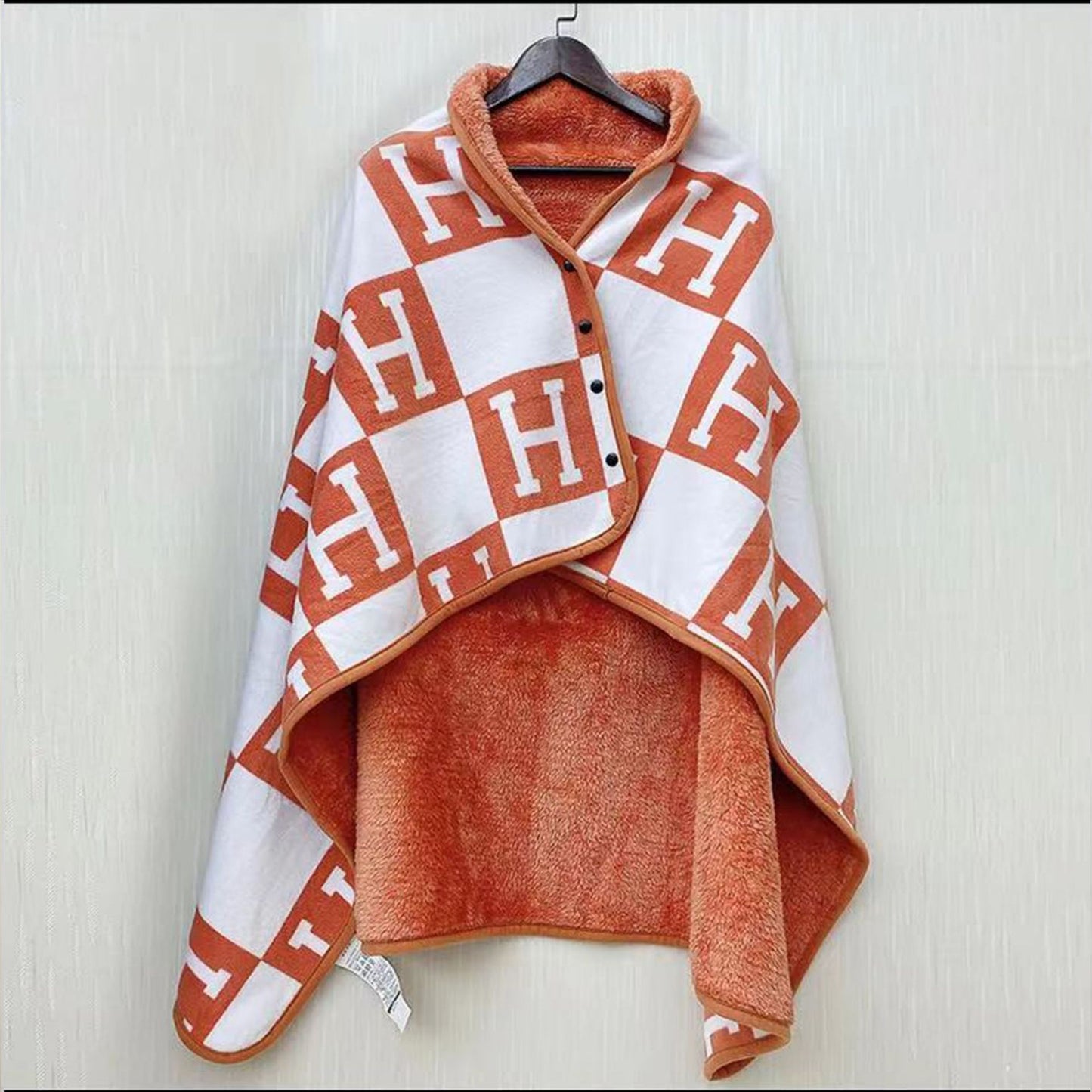 Z26010105日式無印秋冬消費潮蓋毯毛毯披肩針織外銷進口