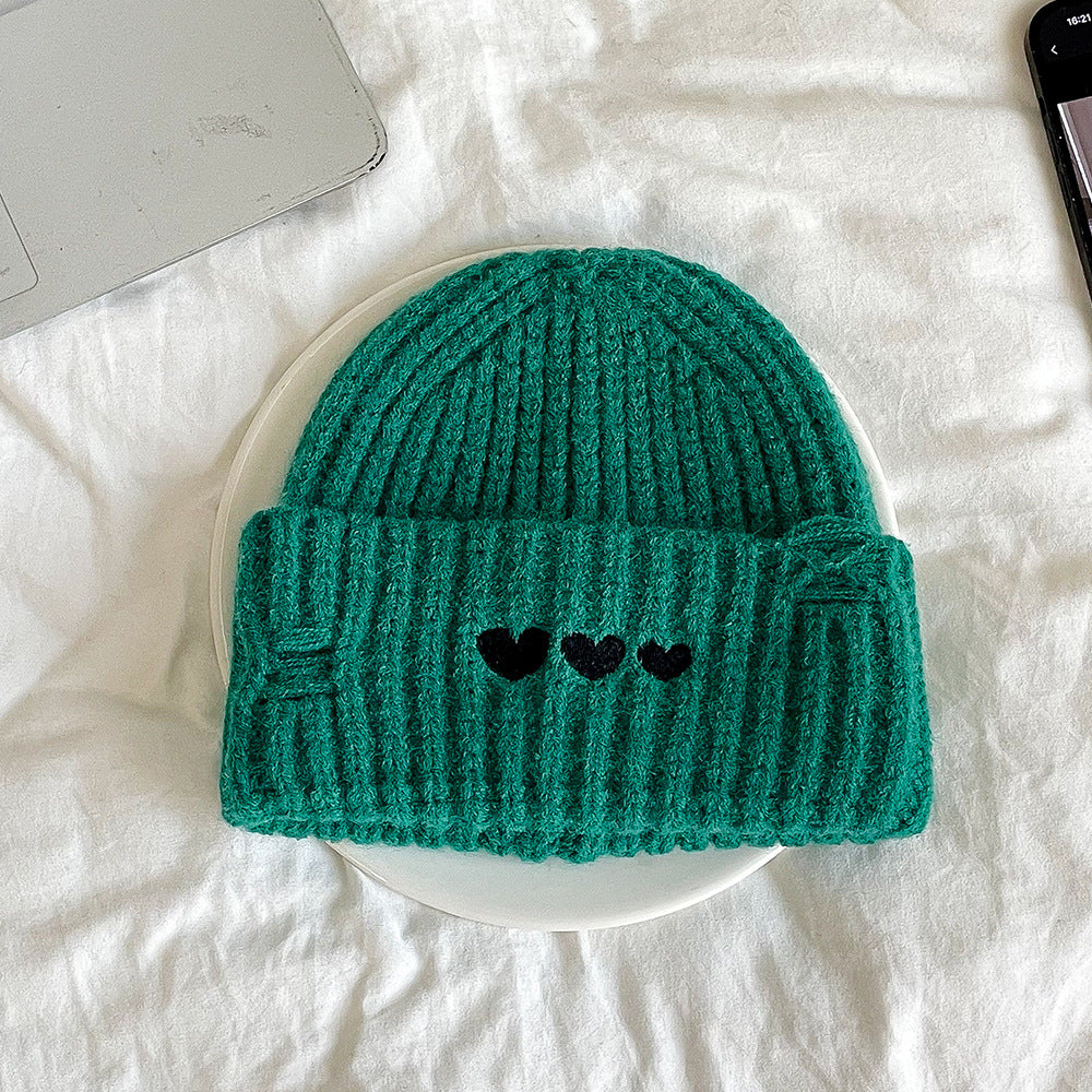 Z26010236新款兒童帽子圍巾復古鎖邊針織麻花圍巾加厚保暖男童女童二件套帽(2件起批)